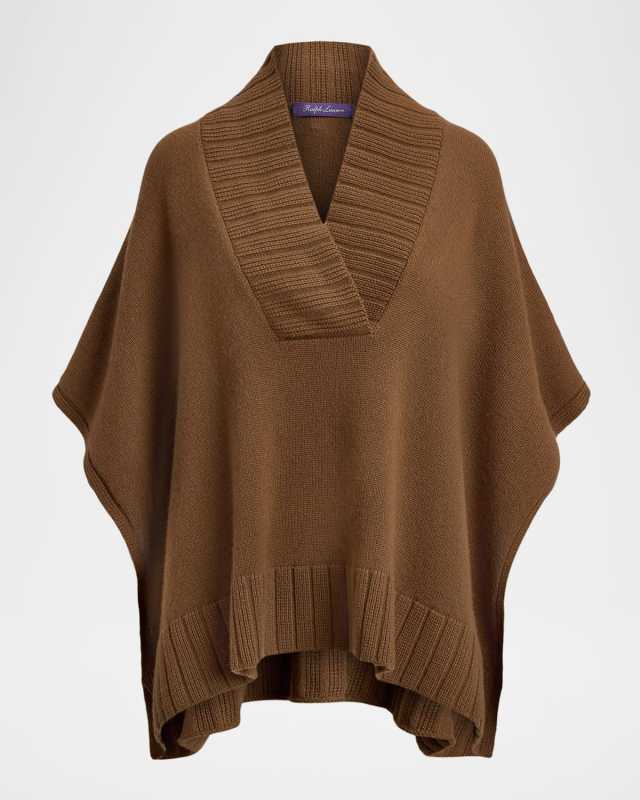 Lofty Cashmere Jersey Cape Sweater